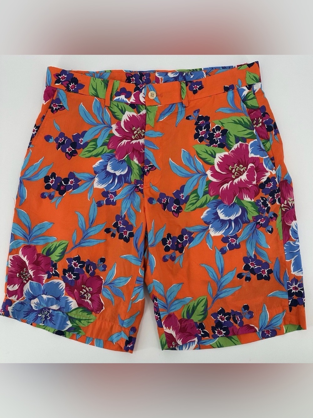 Polo Golf by Ralph Lauren chino cotton tropical floral pockets mid-rise size 38